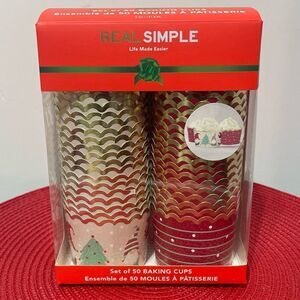 Real Simple Baking Cups Gnome 50 pieces NWT